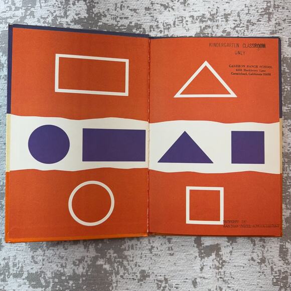 ROUND IS A PANCAKE Joan Sullivan 1963 School Book Shapes Ages 3-7 Illustrated HC - Picture 5 of 8